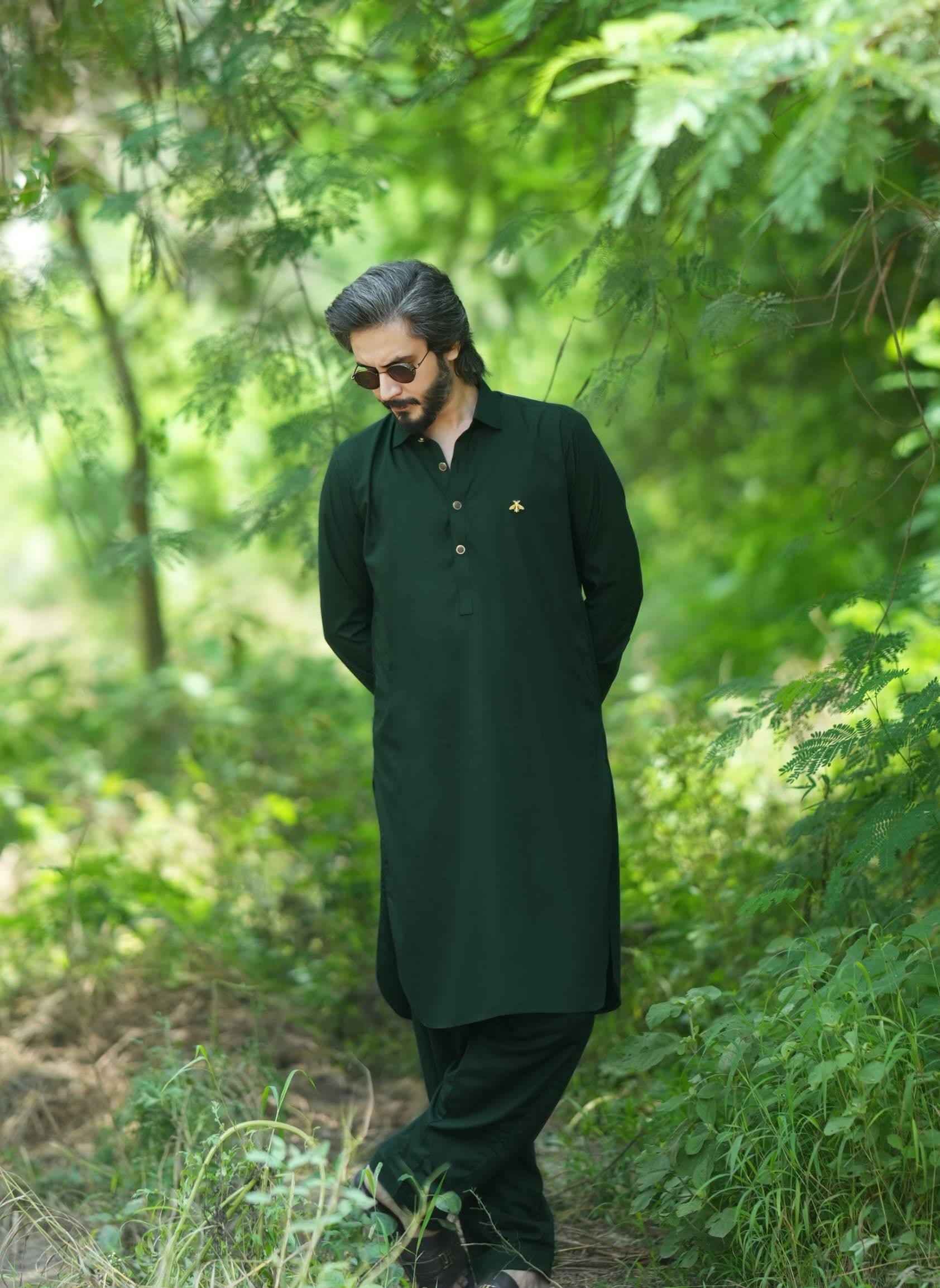 Castleton Green Kameez Shalwar