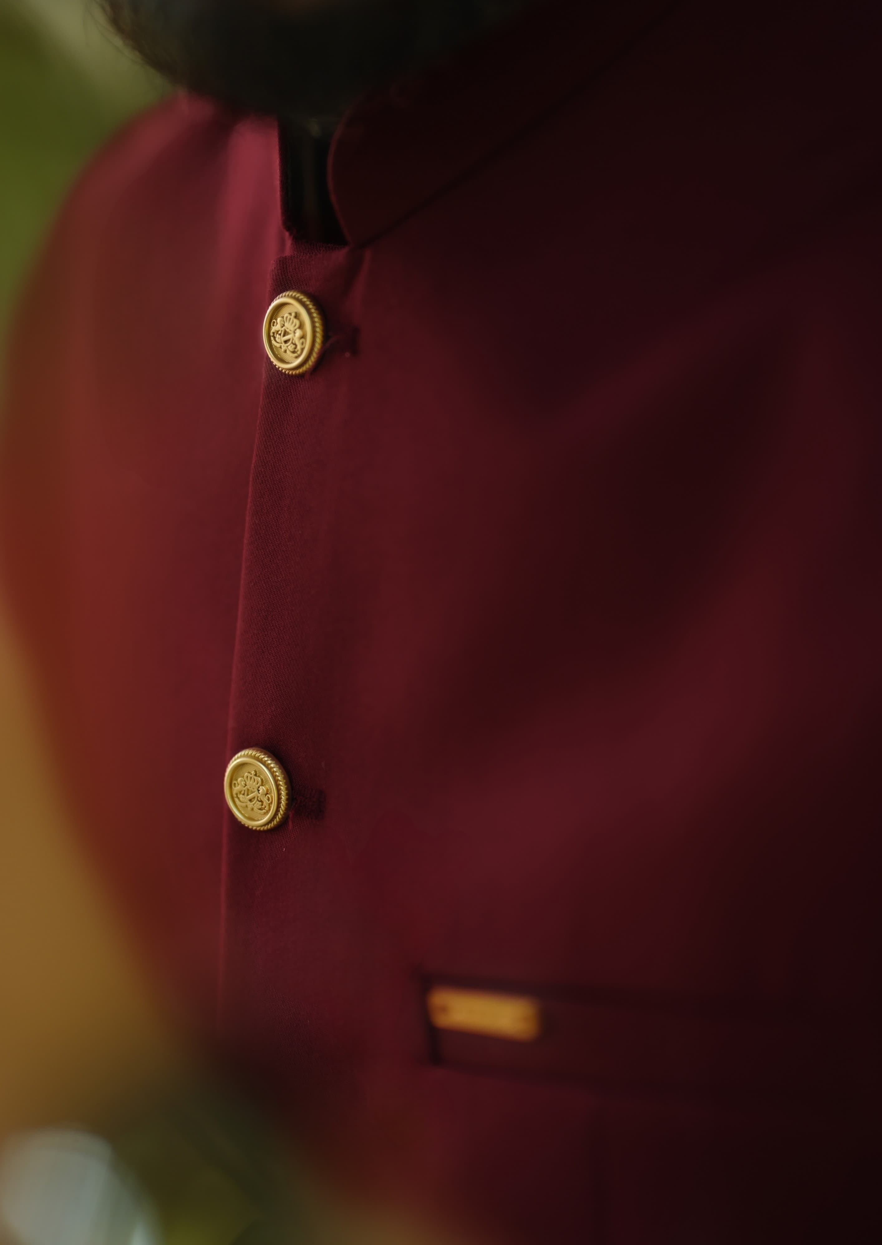 Maroon Waistcoat
