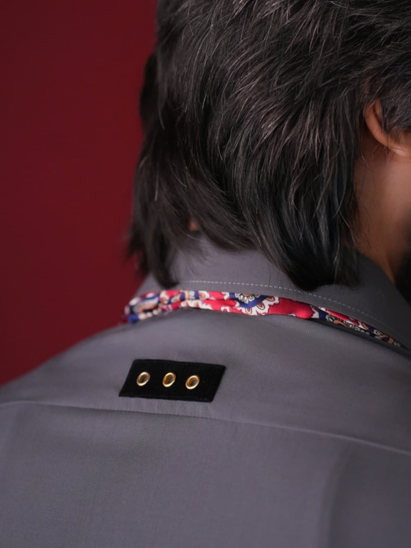 Dark Gray Kameez Shalwar