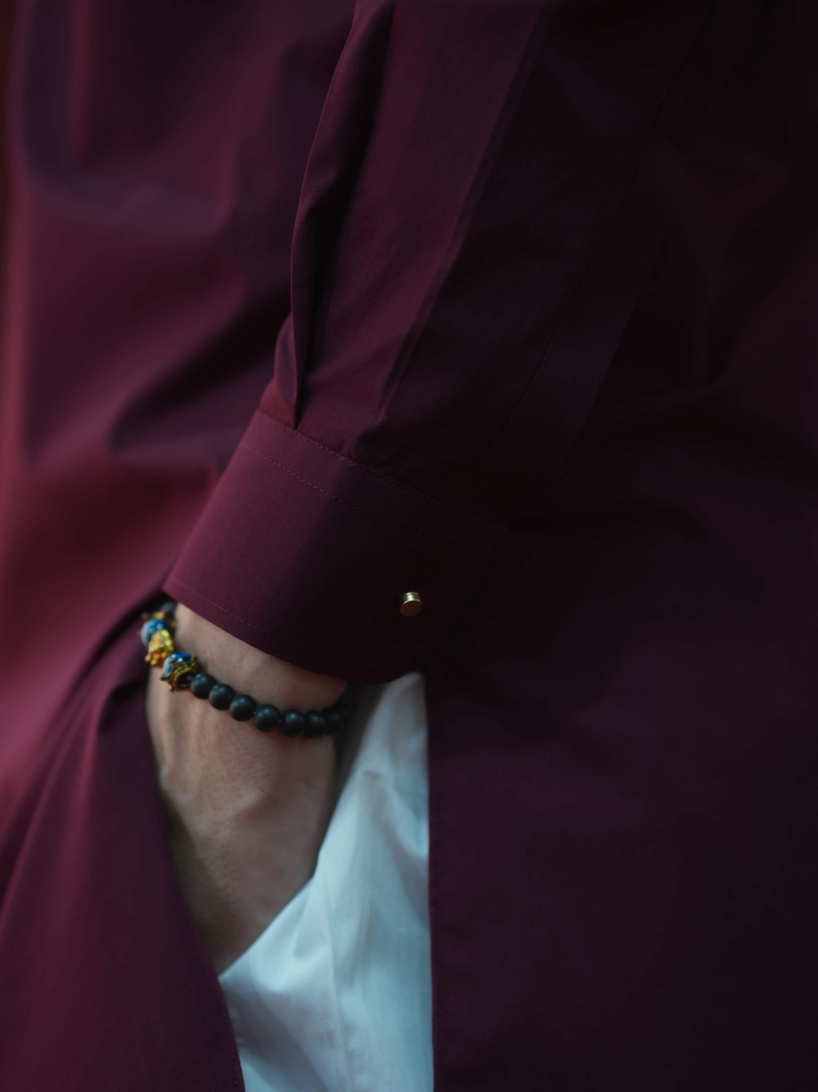 Wine Berry Kurta