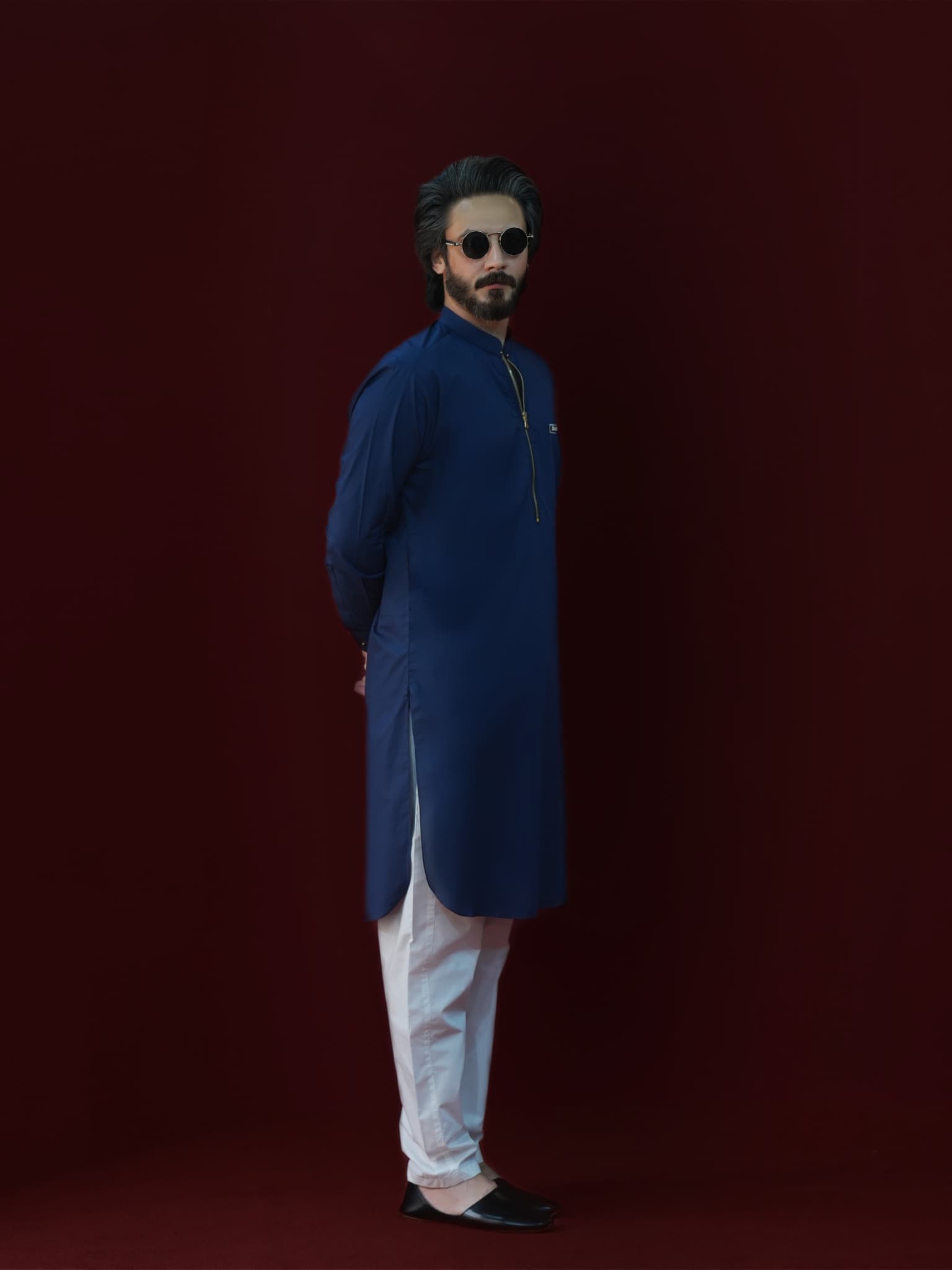 Cobalt Blue Kurta