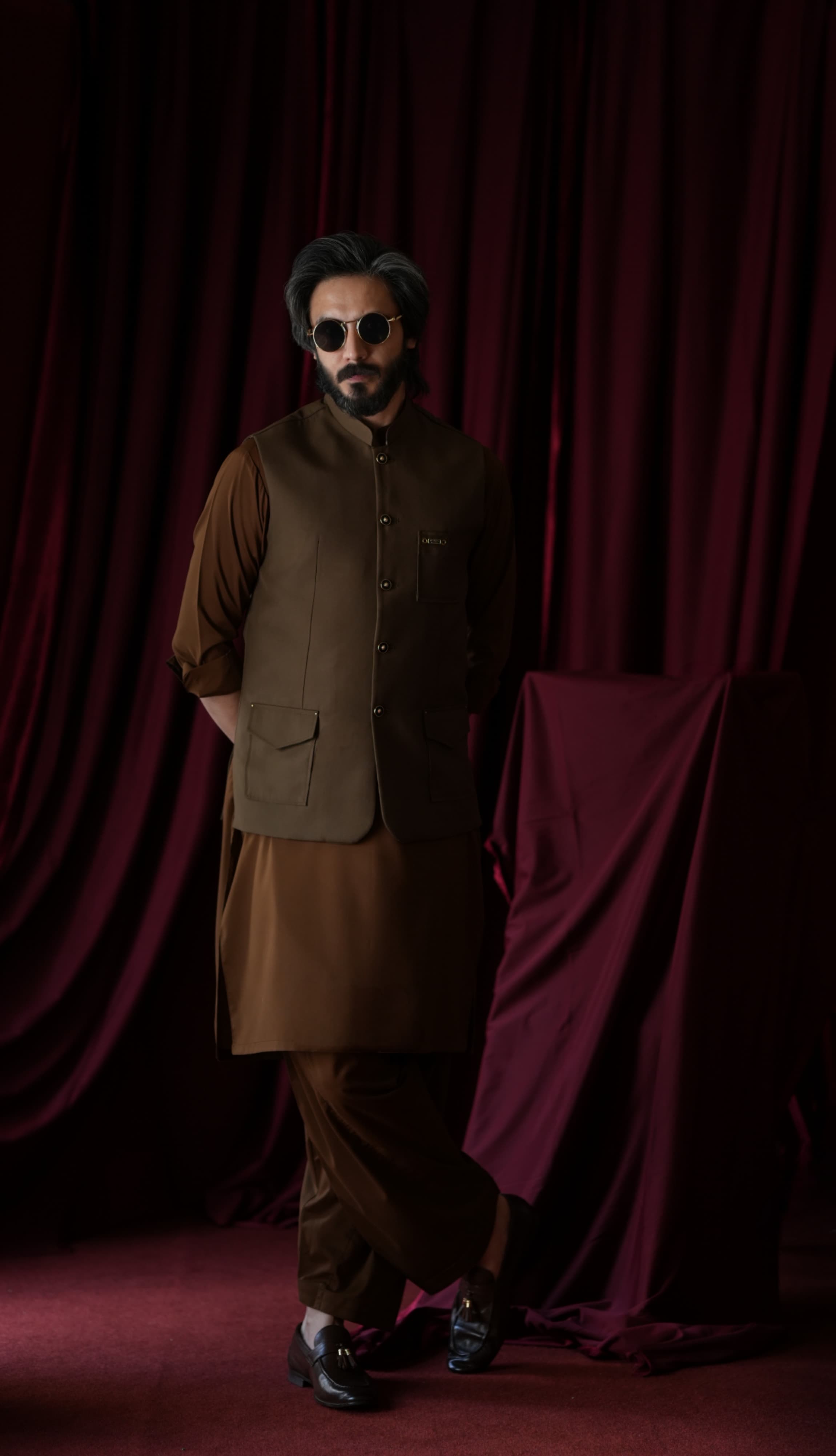 Walnut Brown Waistcoat