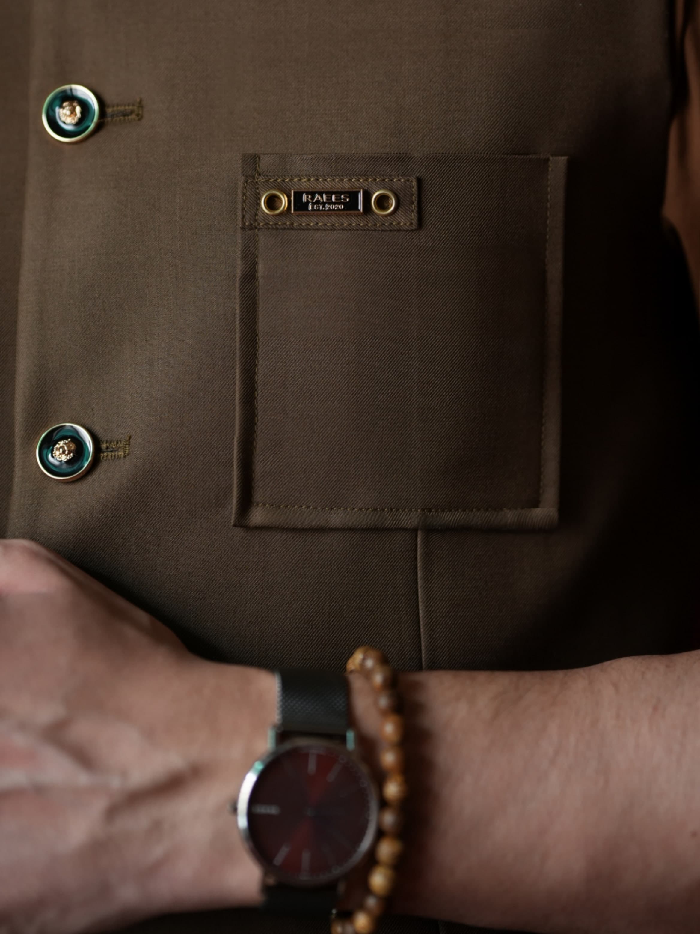 Walnut Brown Waistcoat