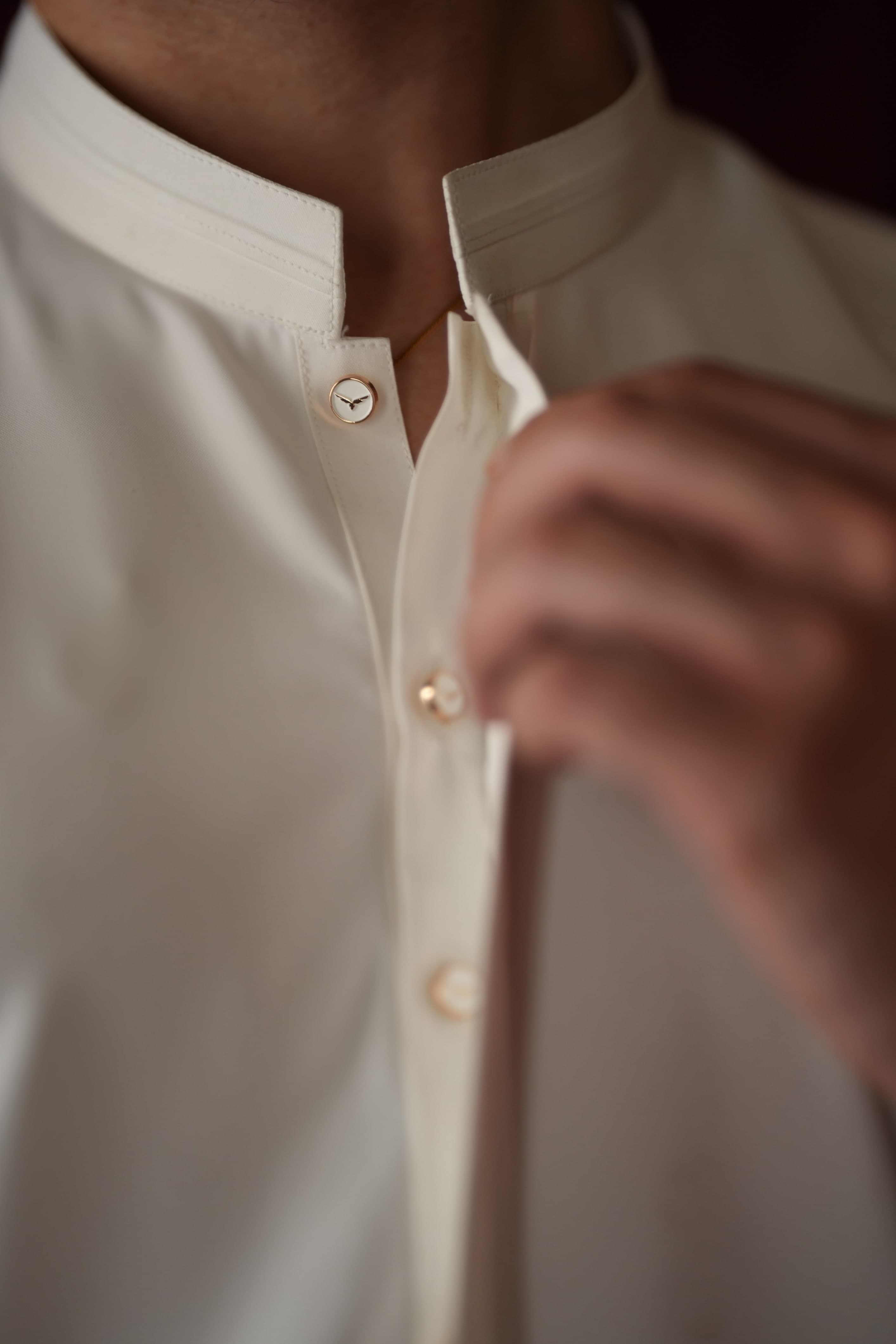 Porcelain White Kameez Shalwar