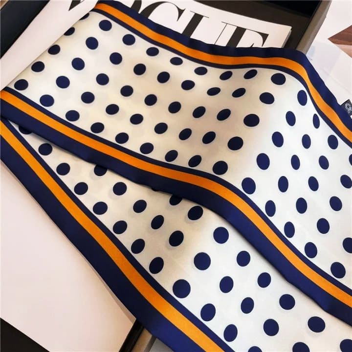 Polka Serenade Silk Scarf