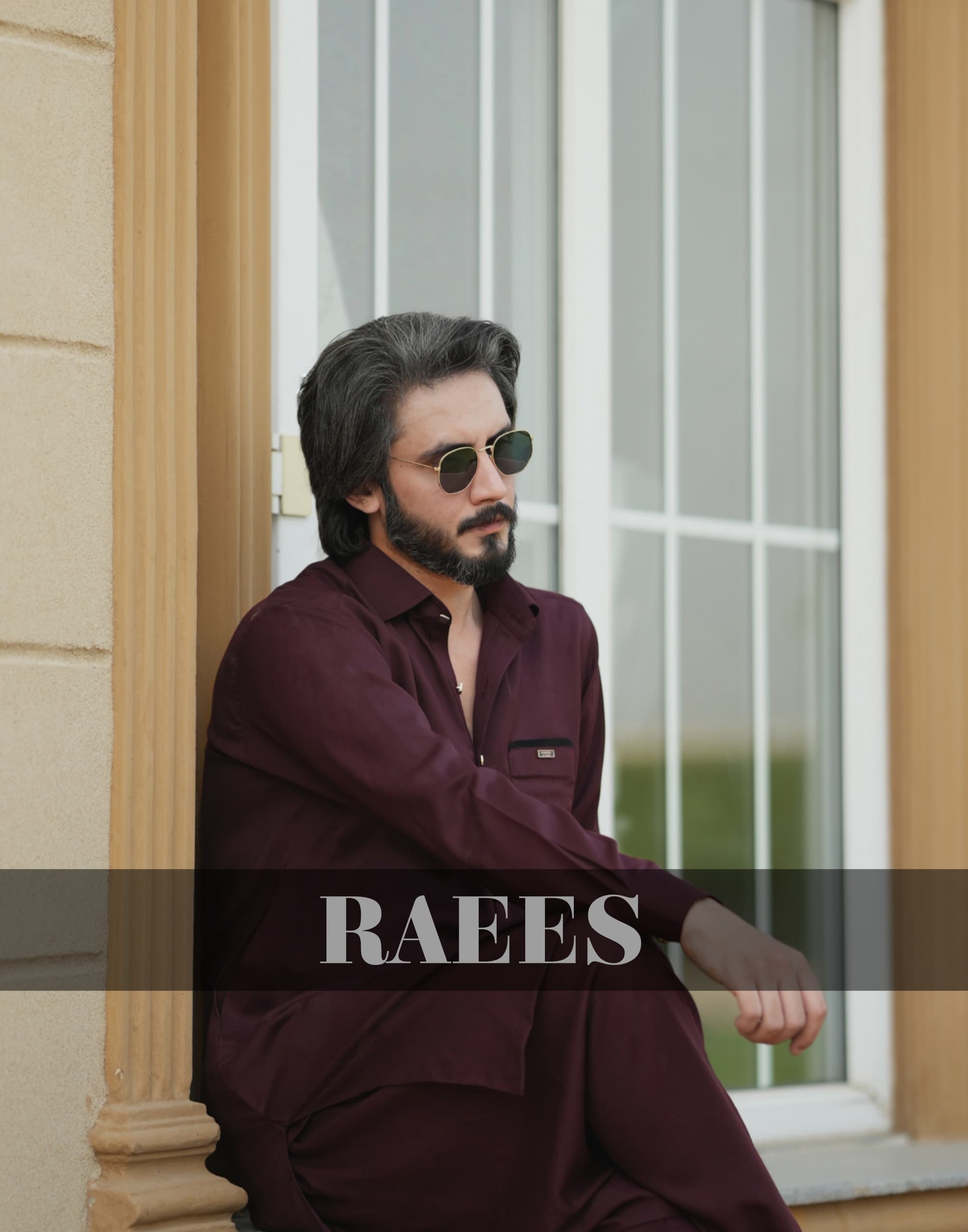 Royal Maroon Kameez Shalwar