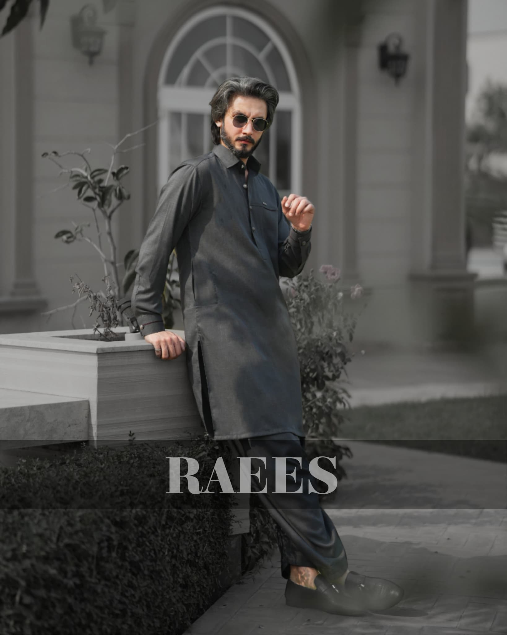 Crimson Smoke Kameez Shalwar