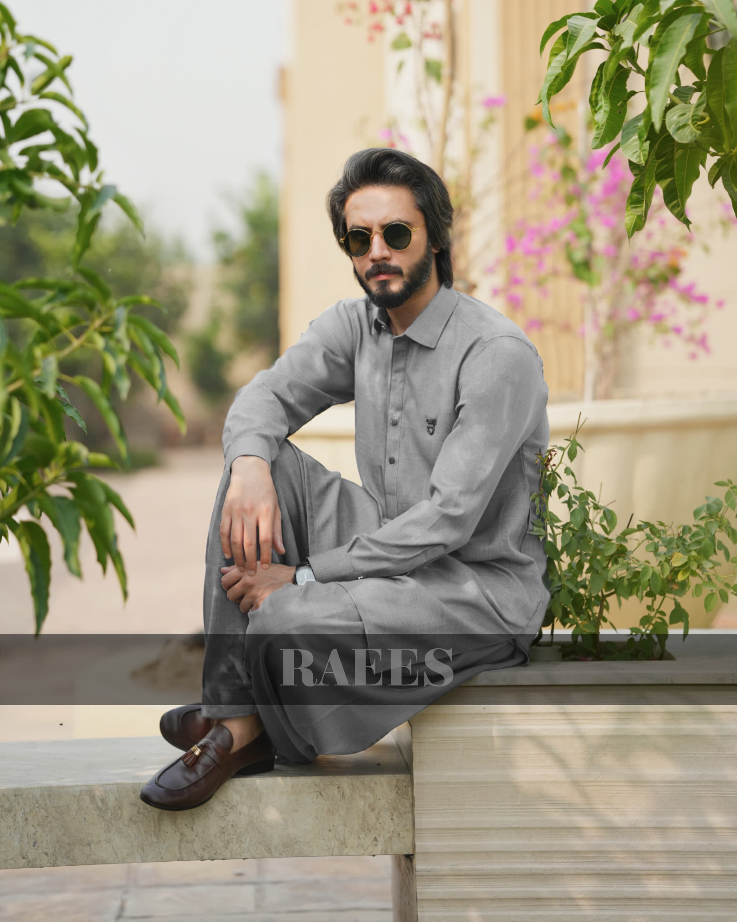 Ash Noir Kameez Shalwar