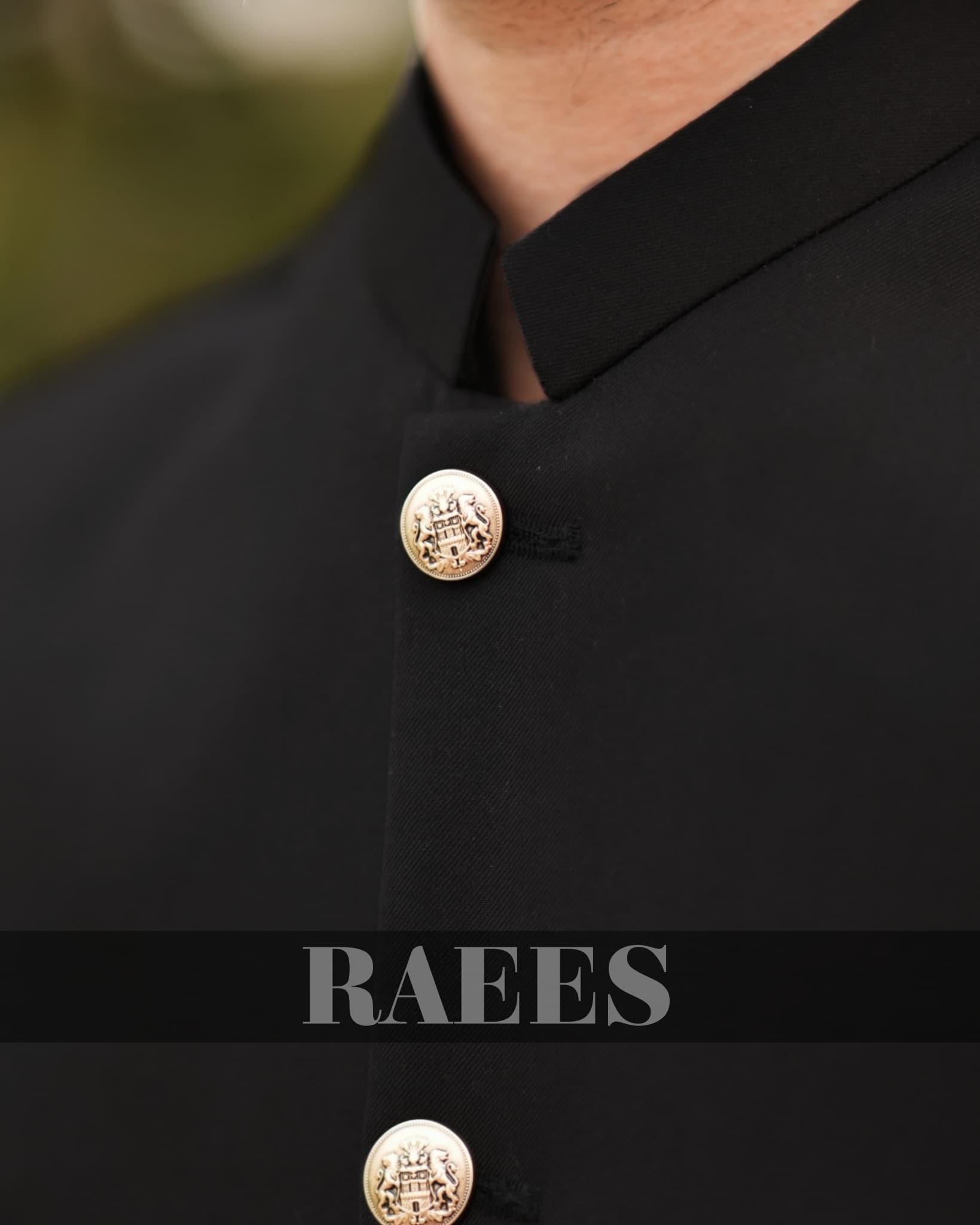 Black Zipper Waistcoat