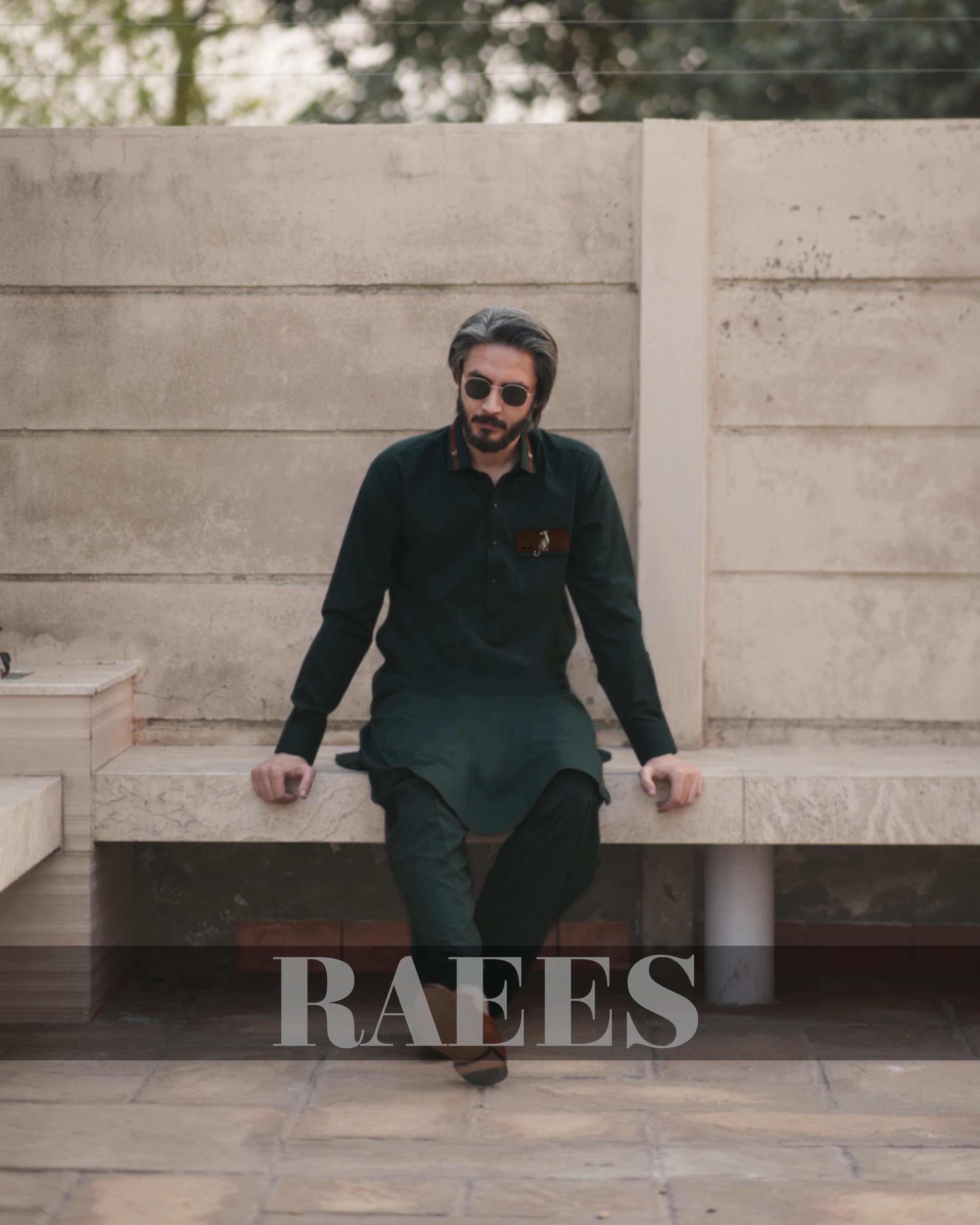 Raees Forest Crest Kameez Shalwar