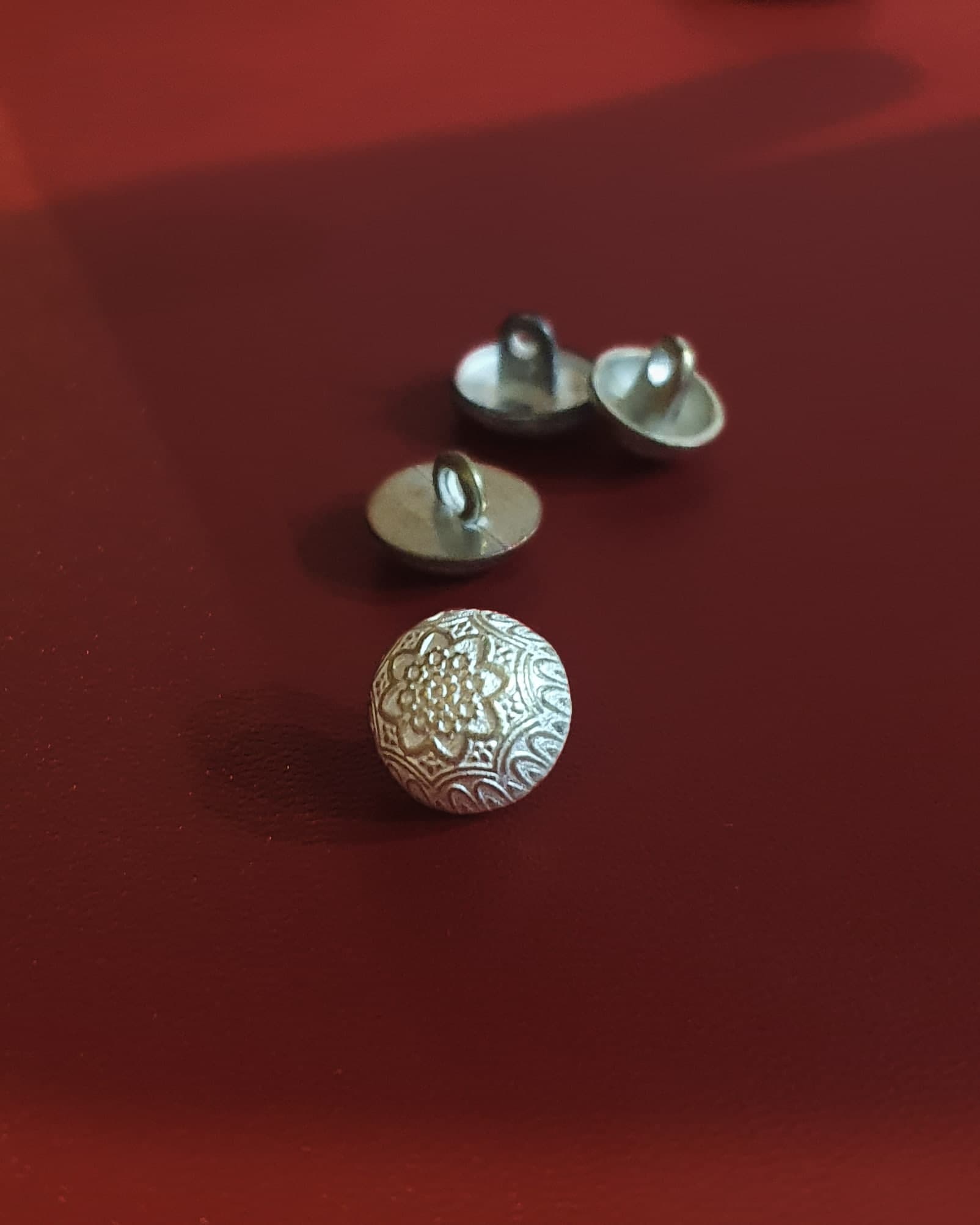 Light Gold Dome Button