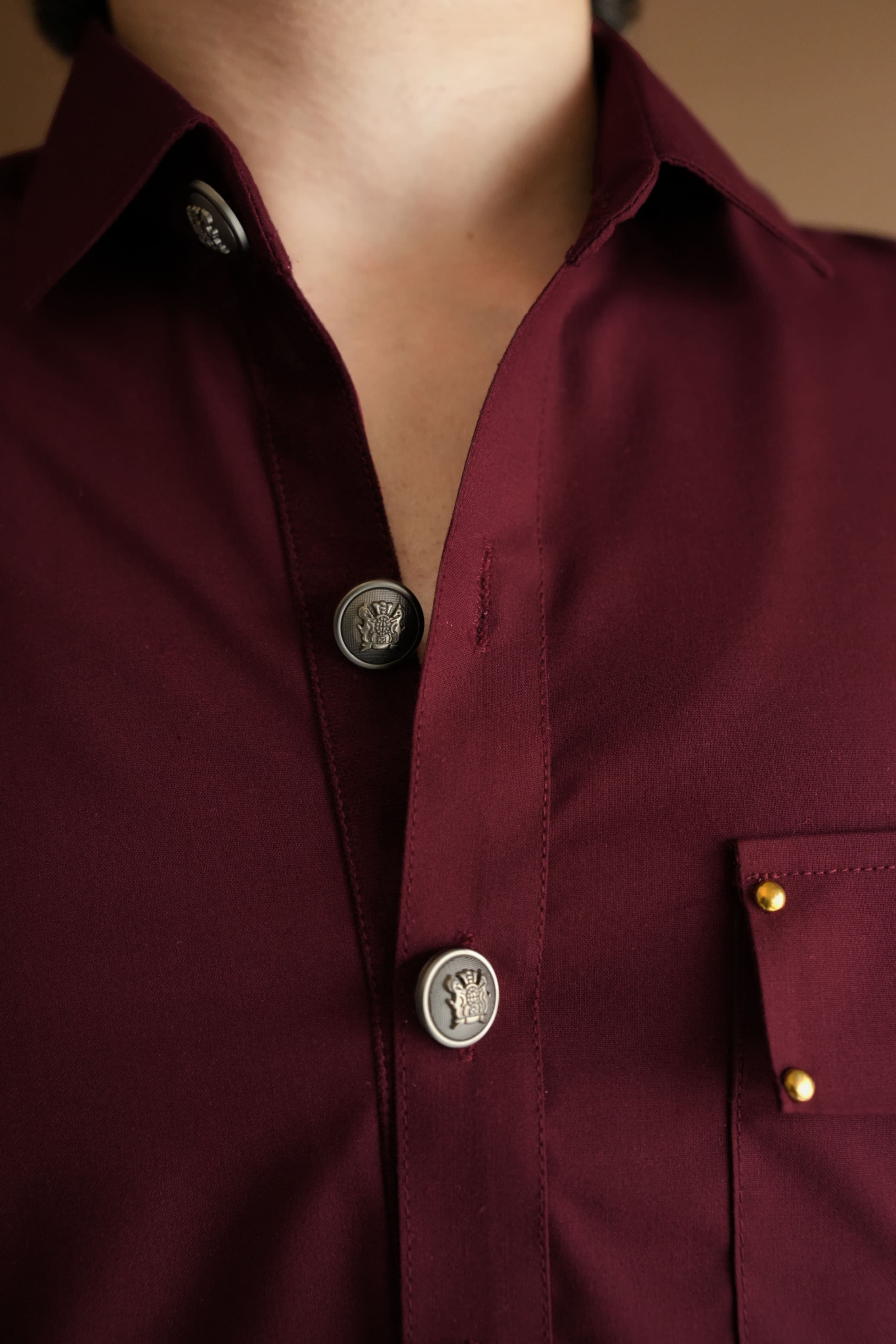 Maroon Kameez Shalwar