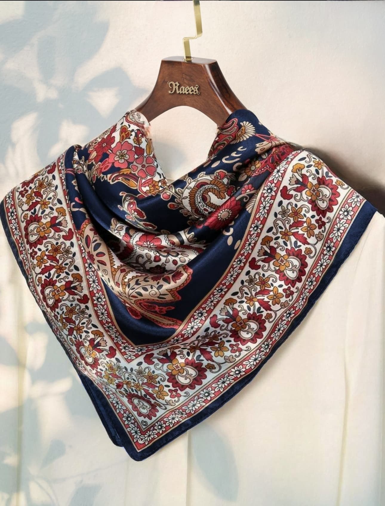 Paisley Print Silk Neckerchief